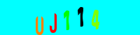 Blue Captcha Image