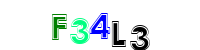 Blue Captcha Image