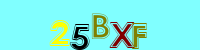 Blue Captcha Image