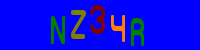 Blue Captcha Image