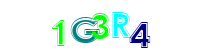 Blue Captcha Image