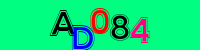Blue Captcha Image