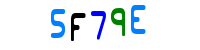 Blue Captcha Image