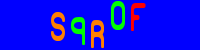 Blue Captcha Image