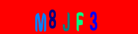 Blue Captcha Image