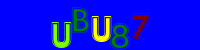 Blue Captcha Image