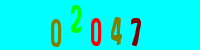 Blue Captcha Image