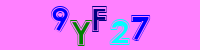 Blue Captcha Image