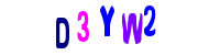 Blue Captcha Image