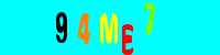Blue Captcha Image