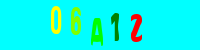 Blue Captcha Image
