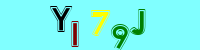 Blue Captcha Image
