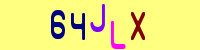 Blue Captcha Image
