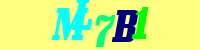 Blue Captcha Image