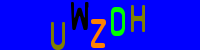 Blue Captcha Image