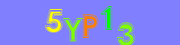 Blue Captcha Image