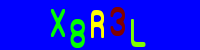 Blue Captcha Image