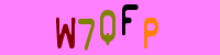 Blue Captcha Image