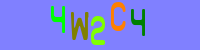 Blue Captcha Image