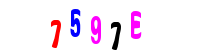 Blue Captcha Image