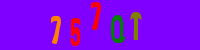 Blue Captcha Image