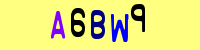 Blue Captcha Image