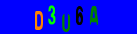Blue Captcha Image