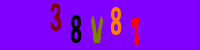 Blue Captcha Image