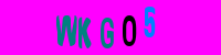 Blue Captcha Image