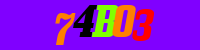 Blue Captcha Image