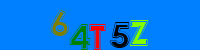 Blue Captcha Image
