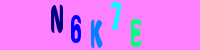 Blue Captcha Image