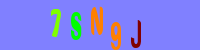 Blue Captcha Image