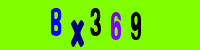 Blue Captcha Image
