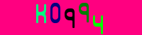 Blue Captcha Image