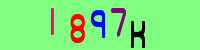 Blue Captcha Image