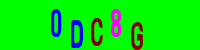 Blue Captcha Image
