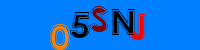 Blue Captcha Image