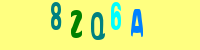 Blue Captcha Image