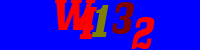 Blue Captcha Image