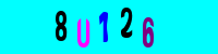 Blue Captcha Image