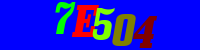 Blue Captcha Image
