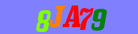Blue Captcha Image
