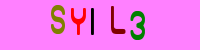 Blue Captcha Image