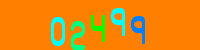Blue Captcha Image