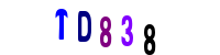 Blue Captcha Image