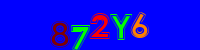 Blue Captcha Image