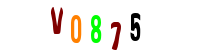 Blue Captcha Image