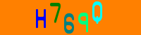 Blue Captcha Image