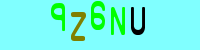 Blue Captcha Image